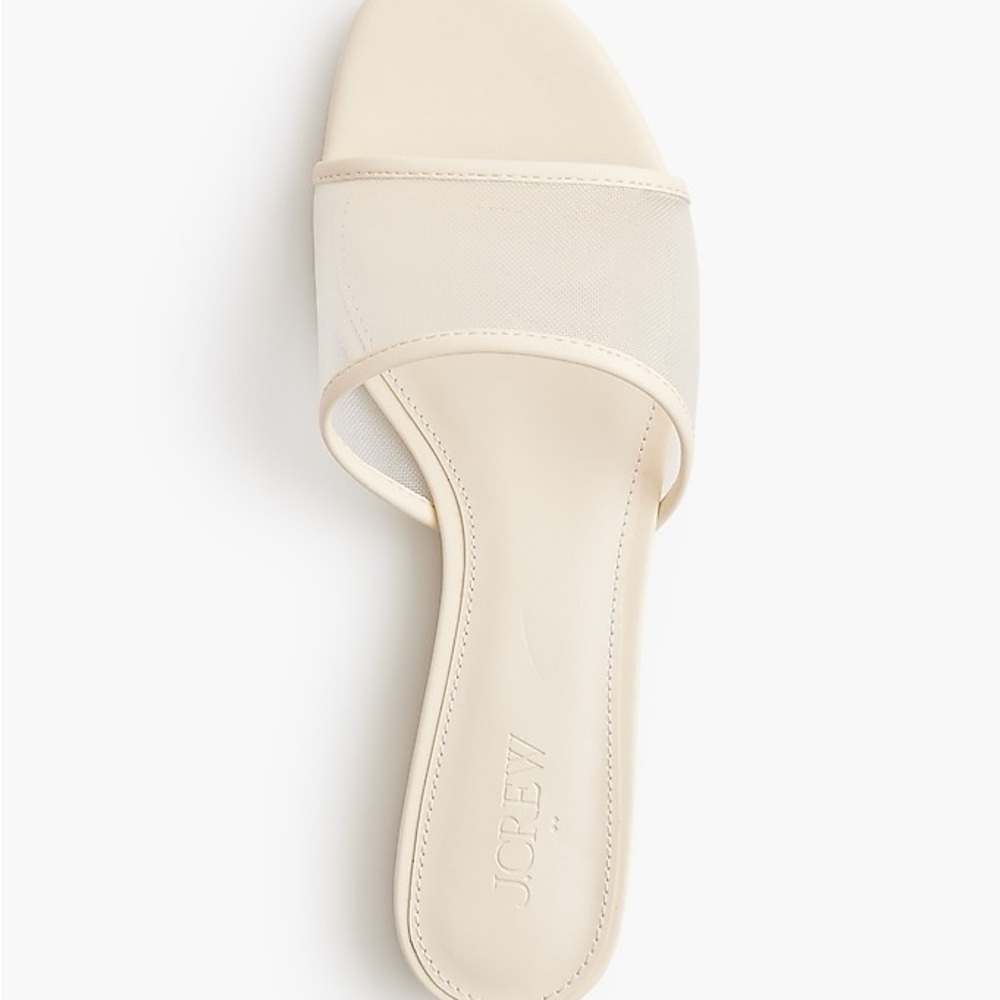 J. Crew Factory Mesh slide sandals Size 8 - Picture 2 of 4